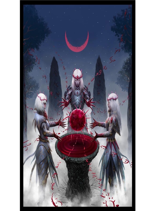 Realm Guard أغطية بطاقات Realm Guard 100ct ذات ملمس مميز لبطاقات TCG/MTG (طقوس مصاص الدماء) - Image 1